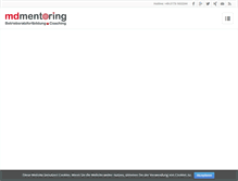 Tablet Screenshot of md-mentoring.de